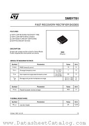 SMBYT01-400 datasheet pdf SGS Thomson Microelectronics