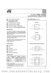 TS462CST datasheet pdf SGS Thomson Microelectronics
