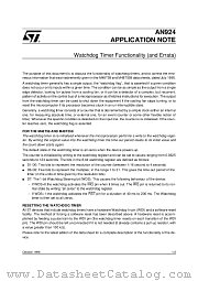 AN924 datasheet pdf SGS Thomson Microelectronics