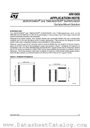 AN1000 datasheet pdf SGS Thomson Microelectronics