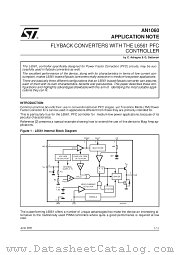 AN1060 datasheet pdf SGS Thomson Microelectronics