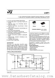 L5971 datasheet pdf SGS Thomson Microelectronics