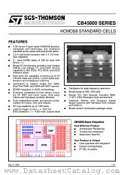 CB45000 datasheet pdf SGS Thomson Microelectronics