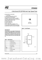 ST95022 datasheet pdf SGS Thomson Microelectronics
