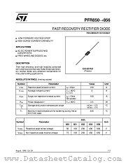 PFR856 datasheet pdf SGS Thomson Microelectronics