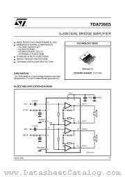 TDA7266S datasheet pdf SGS Thomson Microelectronics