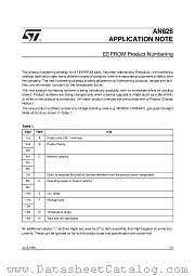 AN626 datasheet pdf SGS Thomson Microelectronics