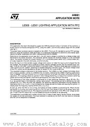 AN991 datasheet pdf SGS Thomson Microelectronics