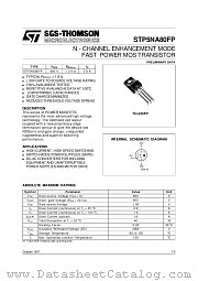 STP5NA80FP datasheet pdf SGS Thomson Microelectronics