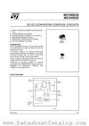 MC34063ACD-TR datasheet pdf SGS Thomson Microelectronics
