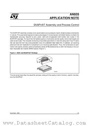 AN928 datasheet pdf SGS Thomson Microelectronics