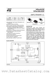 VIPER50A datasheet pdf SGS Thomson Microelectronics
