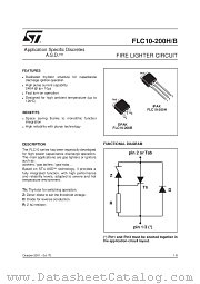 FLC10-200B datasheet pdf SGS Thomson Microelectronics