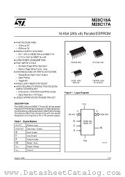 M28C16A-W datasheet pdf SGS Thomson Microelectronics
