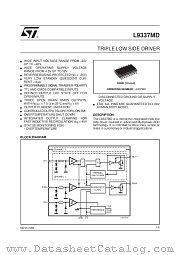 L9337MD datasheet pdf SGS Thomson Microelectronics
