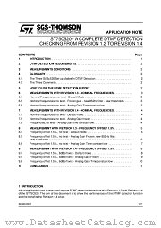 AN920 datasheet pdf SGS Thomson Microelectronics