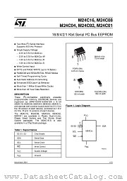 M24C02-S datasheet pdf SGS Thomson Microelectronics