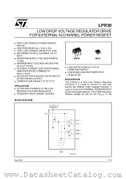 LPR30D datasheet pdf SGS Thomson Microelectronics