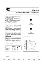 TSM101ACD datasheet pdf SGS Thomson Microelectronics