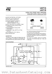 L6571BD datasheet pdf SGS Thomson Microelectronics