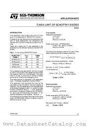 AN869 datasheet pdf SGS Thomson Microelectronics
