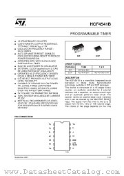 HCF4541BEY datasheet pdf SGS Thomson Microelectronics