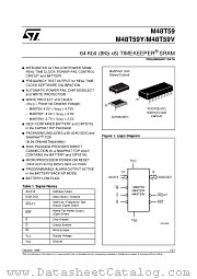 M48T59V datasheet pdf SGS Thomson Microelectronics