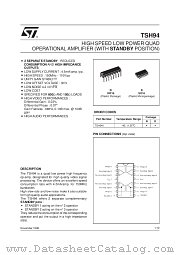 TSH94 datasheet pdf SGS Thomson Microelectronics