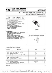 STP53N08 datasheet pdf SGS Thomson Microelectronics