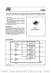 L4959 datasheet pdf SGS Thomson Microelectronics