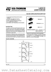 L6221CN datasheet pdf SGS Thomson Microelectronics