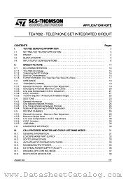 AN848 datasheet pdf SGS Thomson Microelectronics
