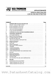 AN849 datasheet pdf SGS Thomson Microelectronics