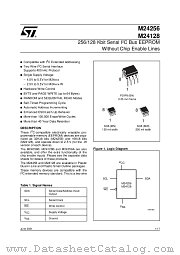 M24128-W datasheet pdf SGS Thomson Microelectronics