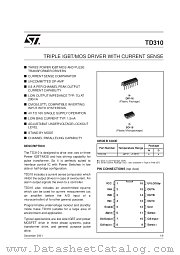TD310IDT datasheet pdf SGS Thomson Microelectronics