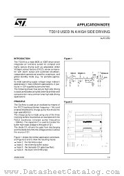 AN853 datasheet pdf SGS Thomson Microelectronics