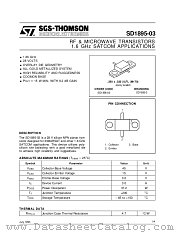 SD1895-03 datasheet pdf SGS Thomson Microelectronics
