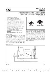 LD1117A datasheet pdf SGS Thomson Microelectronics