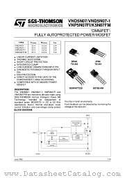 VNP5N07FI datasheet pdf SGS Thomson Microelectronics