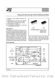 SG2524 datasheet pdf SGS Thomson Microelectronics