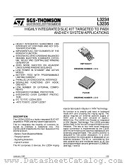 L3234 datasheet pdf SGS Thomson Microelectronics