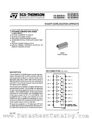 ULQ2805A datasheet pdf SGS Thomson Microelectronics