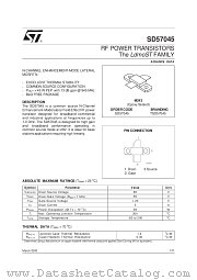 SD57045 datasheet pdf SGS Thomson Microelectronics