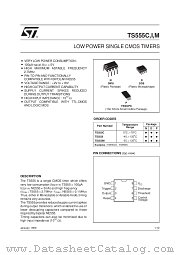 TS555 datasheet pdf SGS Thomson Microelectronics