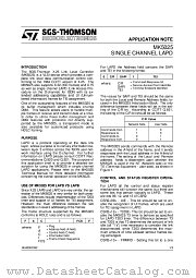 AN489 datasheet pdf SGS Thomson Microelectronics
