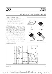 L7900-SERIES datasheet pdf SGS Thomson Microelectronics