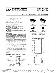 M74HCT174 datasheet pdf SGS Thomson Microelectronics