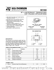 SD1565 datasheet pdf SGS Thomson Microelectronics