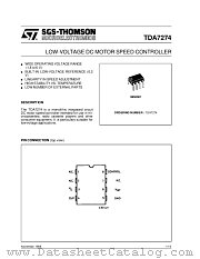 TDA7274 datasheet pdf SGS Thomson Microelectronics