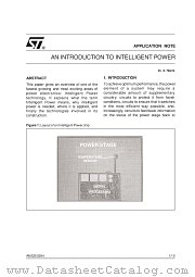 AN525 datasheet pdf SGS Thomson Microelectronics